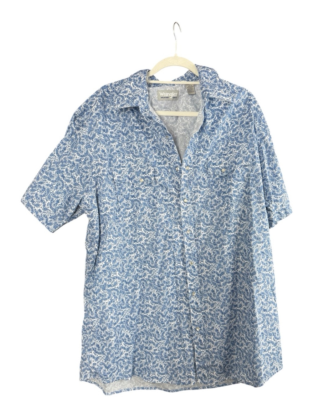 Wrangler pearl snap shirt